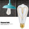 Винтажная лампочка E27 4 Вт с высокой светопропускаемостью, гибкая спиральная нить накаливания, регулируемая яркость, теплый свет, светодиодная лампа