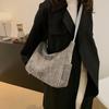 Stylish Korean Corduroy Tote Bag For Women With Large Capacity For Everyday Use