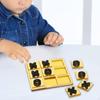 Acrylic Tic TAC Toe Game Board Games Brain Teaser Strategy XO Decorative for Families