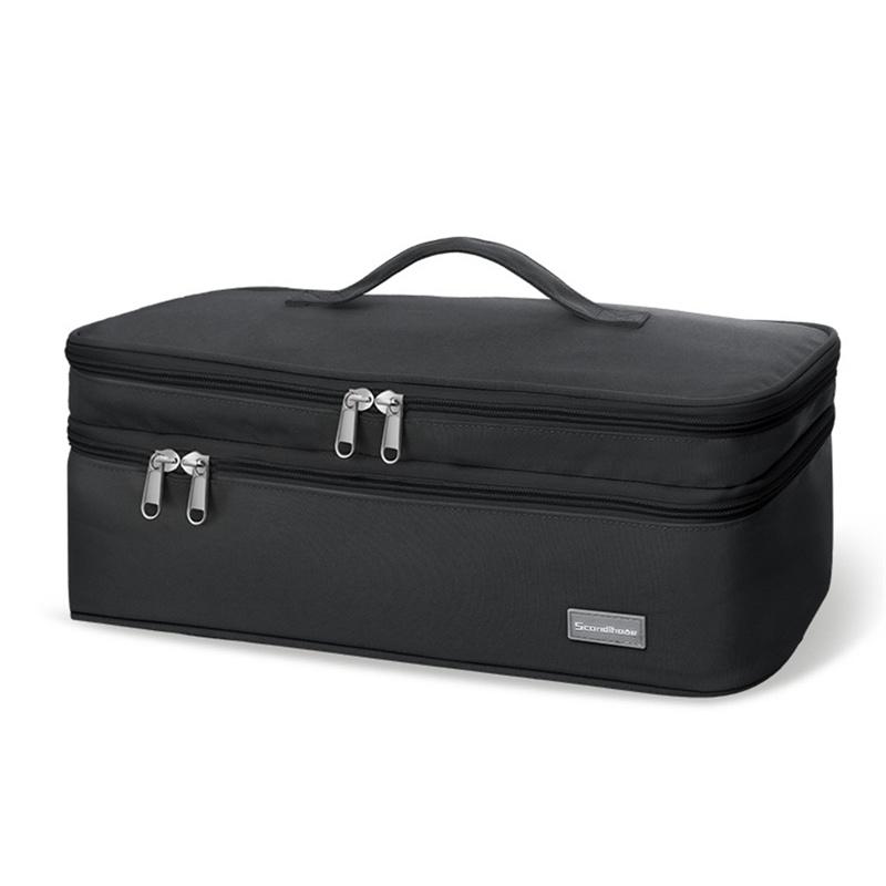 Большая сумка для фена, дорожная сумка для фена, портативная двухслойная сумка для хранения фена, вместительный органайзер для женщин