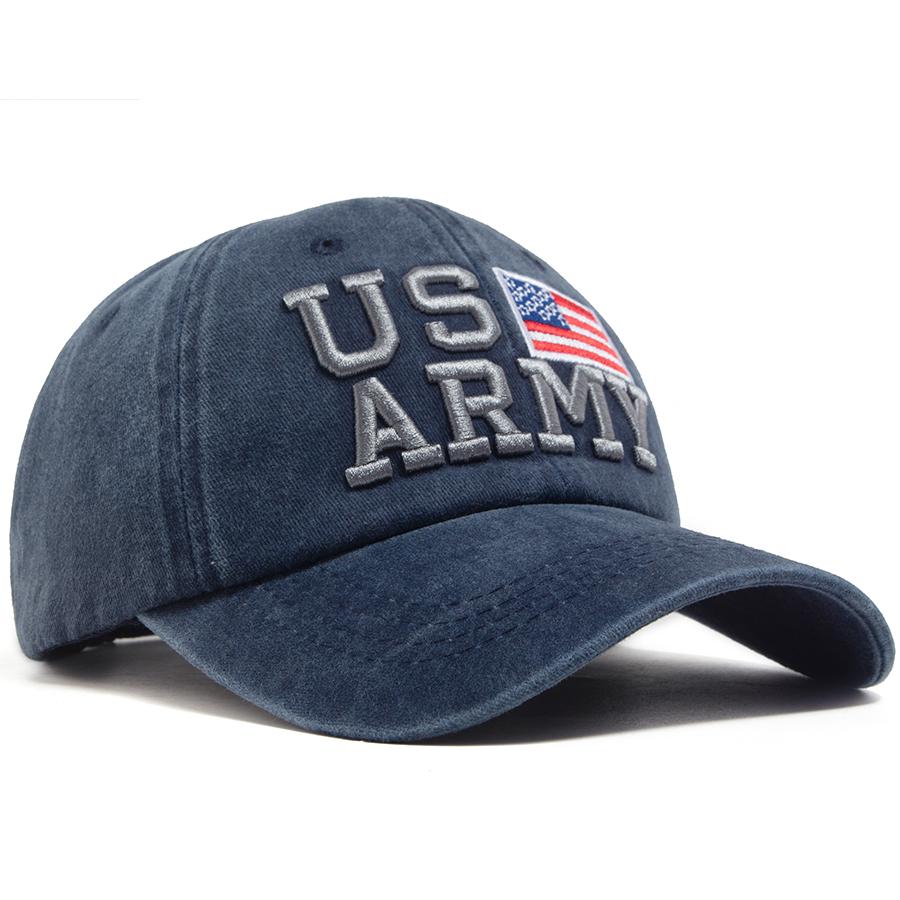 US Flag Embroidery Baseball Caps Vintage Washed Cotton Dad Hat Men Women Soft Top Outdoor Sun Hat Casual Patriotic Adjustable