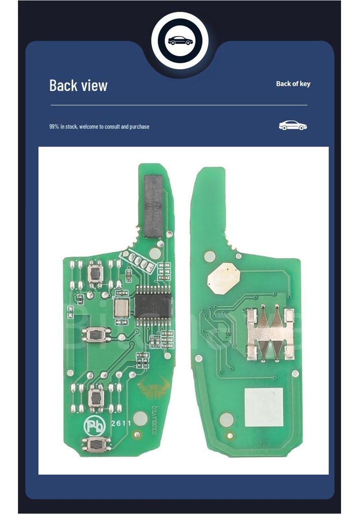 Печатная плата дистанционного ключа Buick, Opel, Vauxhall, Chevrolet 315/433 МГц ID46