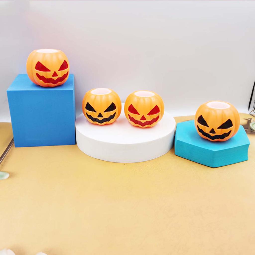 Halloween Pumpkin Decompression Toy Stress Reduction Creative Squeeze Pumpkin Toy for Halloween Goody Bags Party Favors