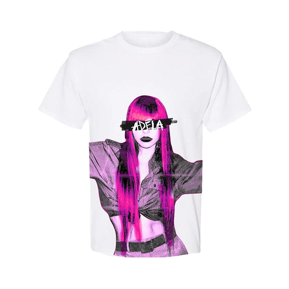 Adela ADÉLA Tees Graphic Print Shirts Streetwear Unisex Summer O-neck Men Women T-shirt Casual Soft Clothing