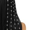 60pcs Dread Locks Hollow Out Hair Ring Metal Cuff Clips Hair Braid Tubes Dreadlocks Beads  Decor
