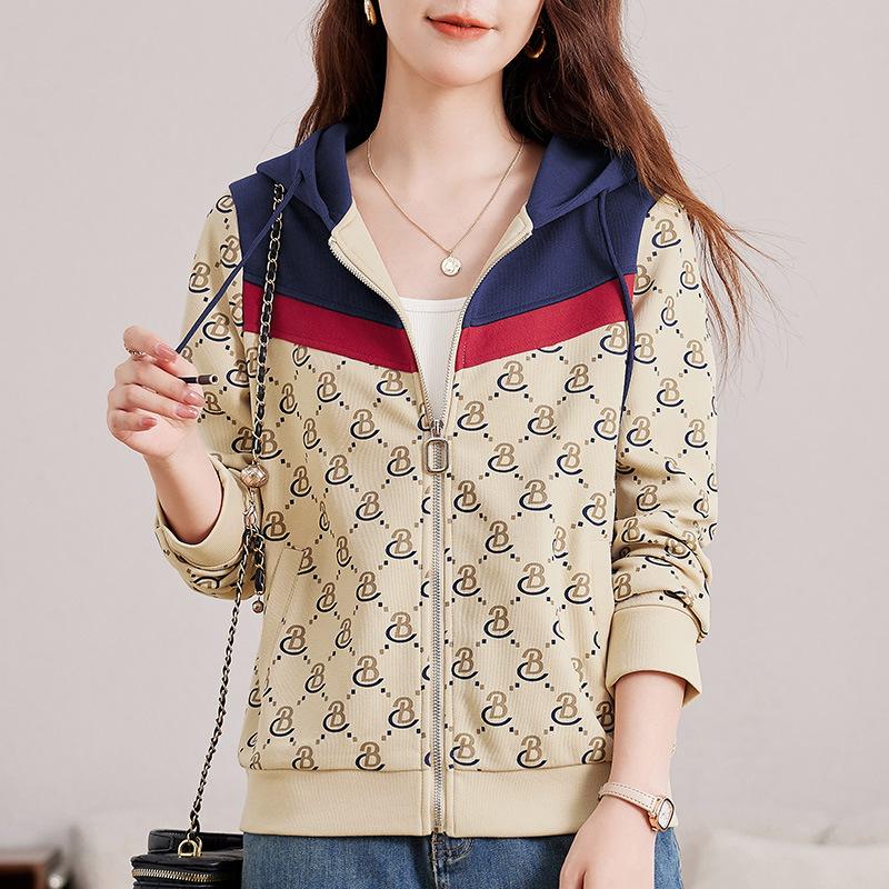 Женский тонкий повседневный топ Clash of Colours на осень и зиму