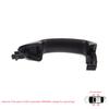 BDP1268 внешняя ручка открывания двери для Ford B-Max Fiesta MK6 Transit Tourneo Courier B460 EcoSport MK2 AV11R22404DA
