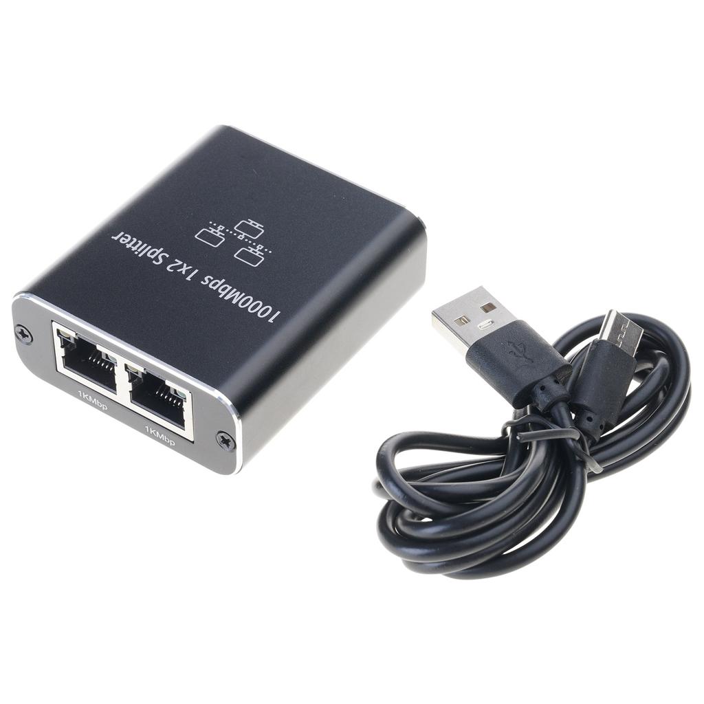 Разветвитель RJ45 1 на 2/1 на 3/1 на 4 Ethernet-разветвитель 1000 Мбит/с Сетевой конвертер для простого подключения к Интернету