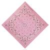 55cm*55cm Women Hip Hop Head Wrap Paisley Neck Wrist Band Scarves Handkerchief Square Scarf Bandana