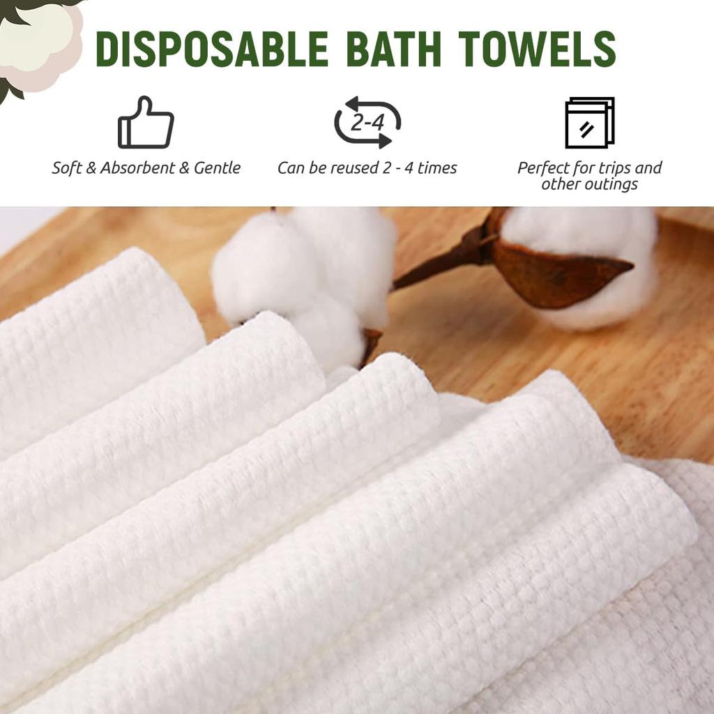1/5PCS Disposable Compressed Towel Thickened Oversized Quick Drying Washable Towel Suitable For Outdoor Travel Camping Picnickin