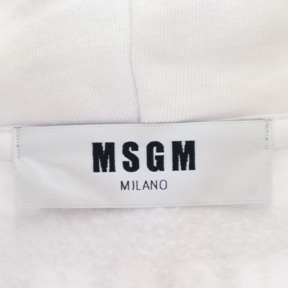 MSGM Свитшоты с длинным рукавом S белый Начес сзади Мужской Б/у