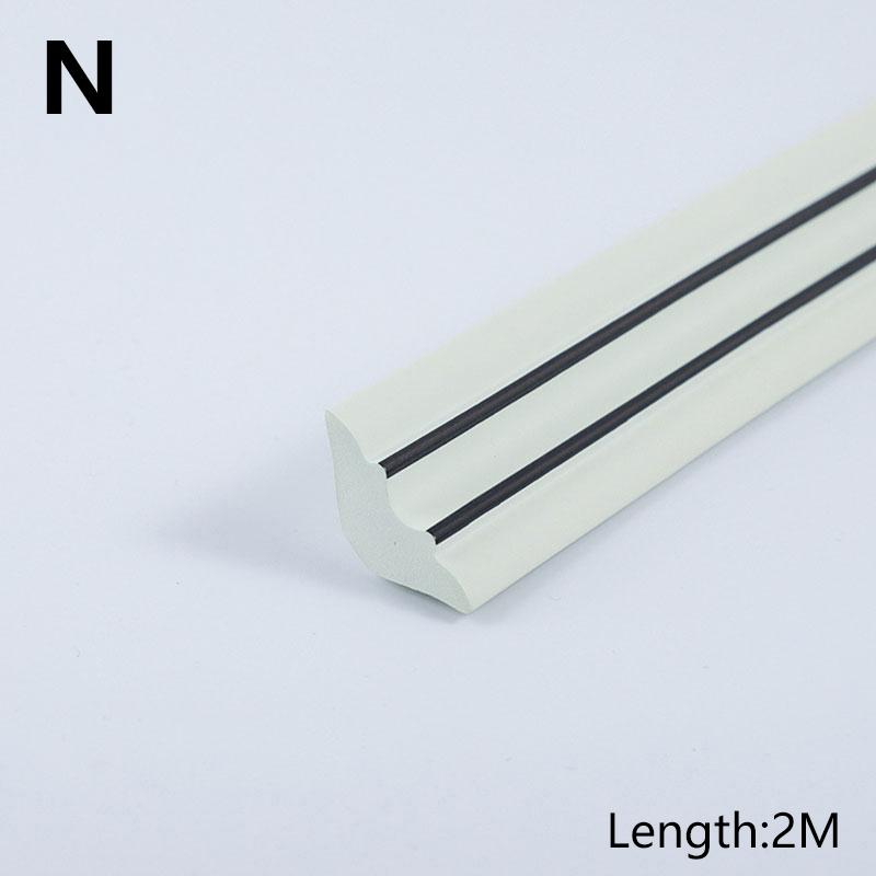 Новый NBR кромкооблицовочный самоклеящийся стикер на стену, украшение на потолок, верхний угол, мягкая линия