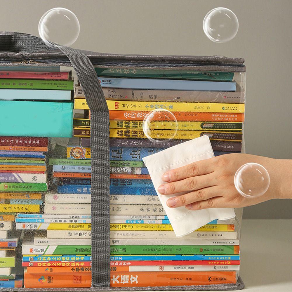 Large Capacity Books Collection Container Visual Miscellaneous Storage Box Office