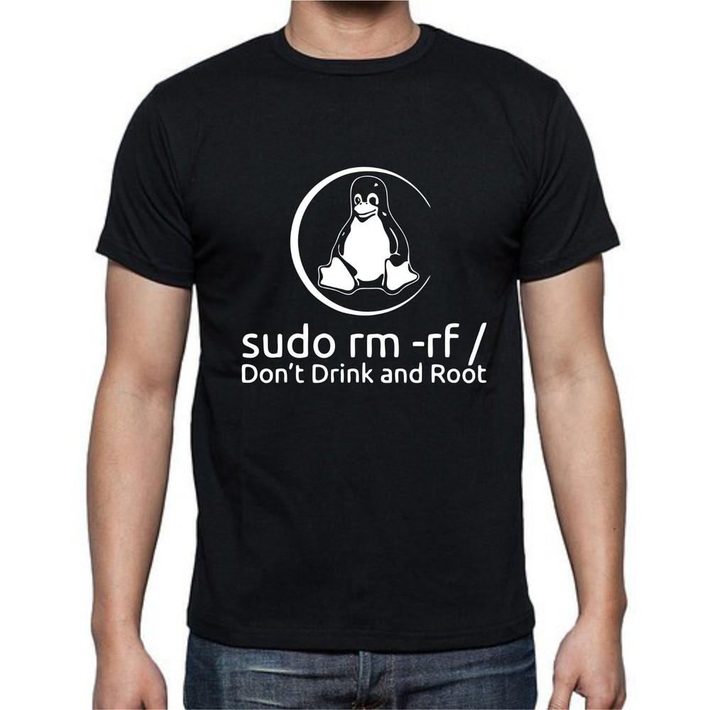 Sudo rm -rf Не пей и рути Футболка