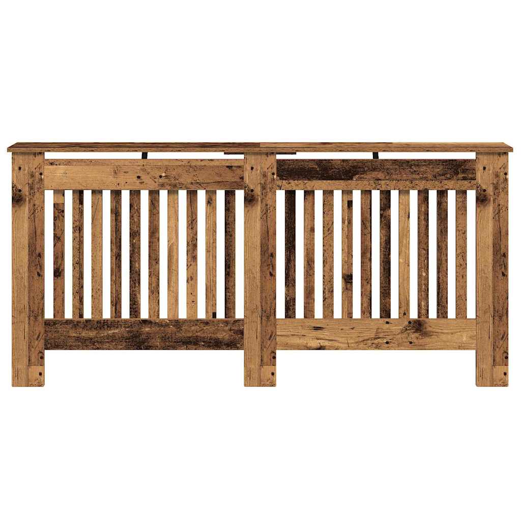 Radiator Cover Vintage Wood Look 172 x 19 x 81.5 cm Engineered Wood