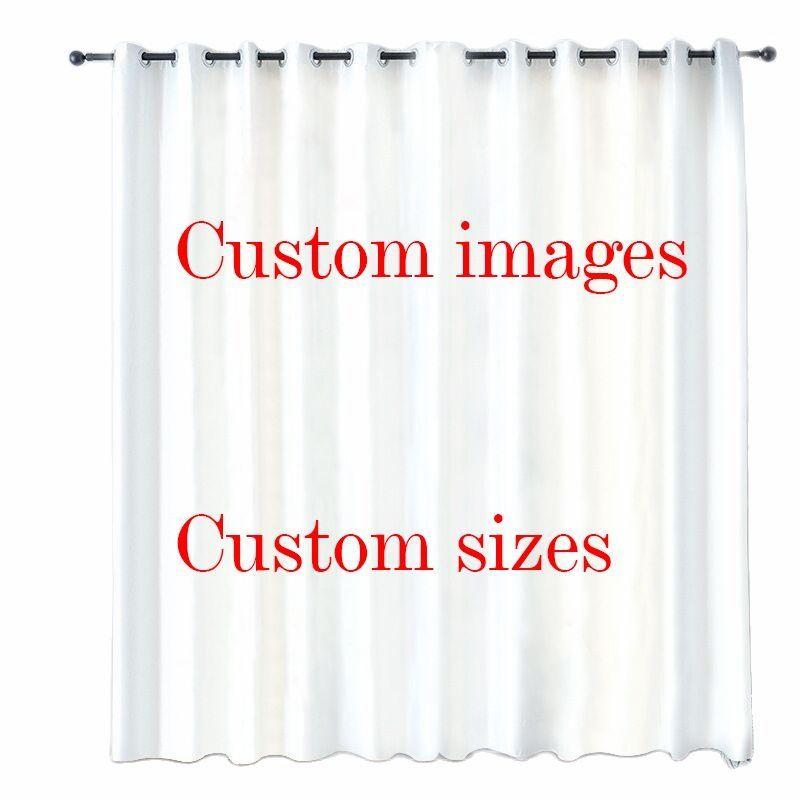2Pcs Christmas Present Luxurious Christmas Decoration Curtains Festive Digital Print Holiday Decor Living Room Bedroom Kitchen
