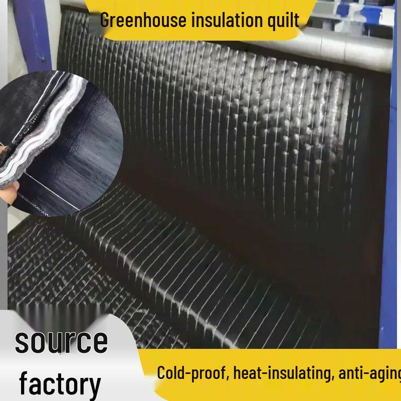 Водонепроницаемое утепленное хлопковое одеяло для зимних овощей: Толстое, Теплосберегающее, Дождестойкое Покрытие для теплицы