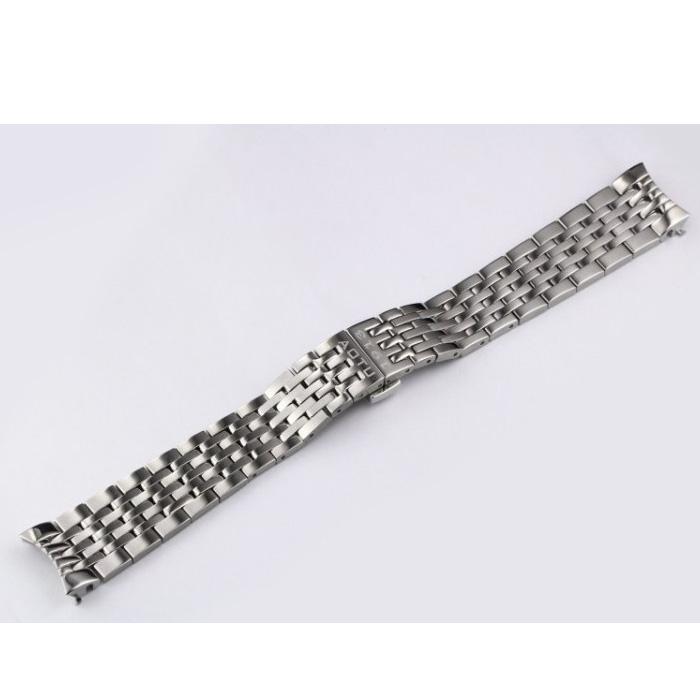 19mm Le Locle Series T006407A T006408A T006407.408 Series Watchband Watch Solid Stainless Steel Bracelet Male Strap Wristband For T006