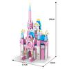 1000 шт. 6 в 1 серия друзей, замок принцессы розовой мечты, строительный блок для девочек, королевский дом, набор городских кирпичей, детская игрушка