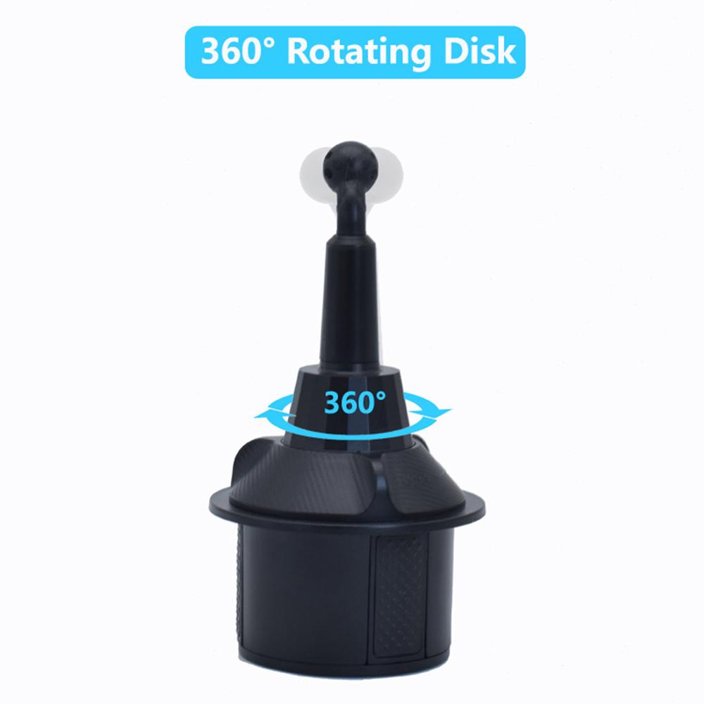 X033 Регулируемый держатель для телефона/планшета, вращение на 360 градусов, универсальный автомобильный подстаканник, подставка для планшета