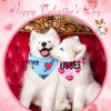60 Pcs Valentine's Day Dog Bandanas Bulk Heart Pet Bandanas Adjustable Dog Bibs Triangle Scarf Holiday Costume for Small Medium Pet (Heart Pattern)