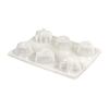 Moule: Petit fours, 4 - 4,5cm ø, 6motifs, 1 pce.