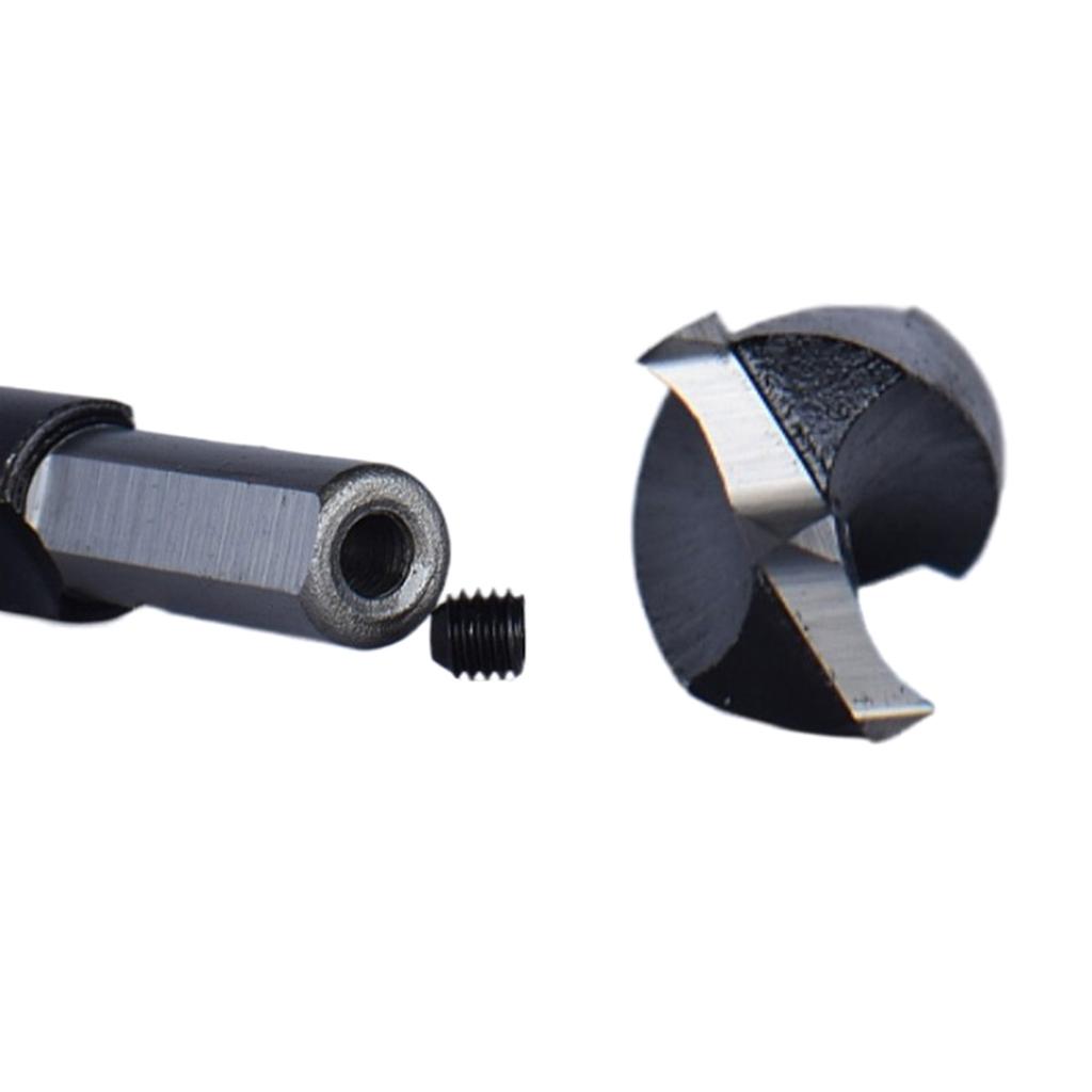 Woodworking 70mm Drill Bits Router Bit Row Drilling Two Flute Wood Hole Cutter Router Drill Bit Left Right Rotation