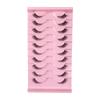 False eyelashes naturally curl up the whole black stem multi-layer three-dimensional orange tray, one piece of 7 pairs of eyelashes