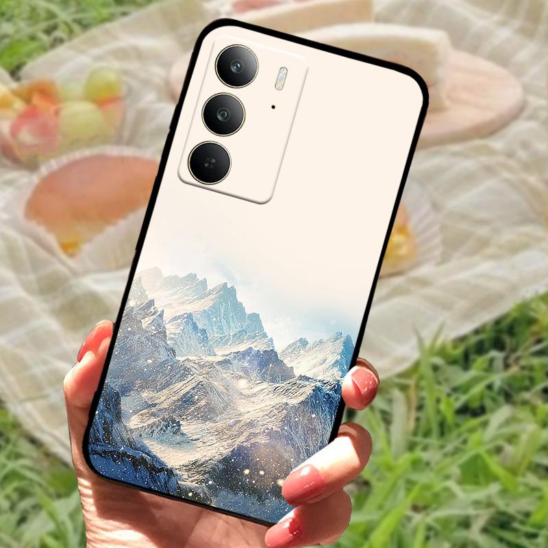 Чехол для Realme C75 Ударопрочный ТПУ Силиконовый Чехол для Телефона Для Oppo Realme C75 4G Fundas Бампер Чехол Модный Мягкий Защитный Корпус