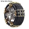 Thickened Stainless Steel Snow Chain Driving Safety Auto Anti-Skid Chain  for Tire Width 165-285mm