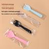 MOLUONA Disposable Matte Plastic Dessert Sporks