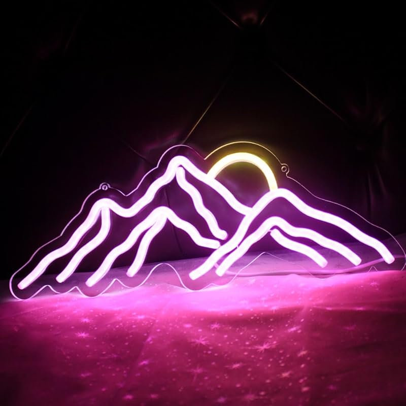 Неоновые вывески «Волна» Светло-голубые светодиодные ночники с диммируемым переключателем для детского настенного декора Питание от USB для гостиной, бара, спальни, рождественский подарок(11.8 *