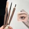 Women's Eyebrow Pencil with Eyebrow Brush and Trimmer 3-in-1 Eyebrow Enhancers Lasting Waterproof Ultra-fine Head Eyebrow Pen