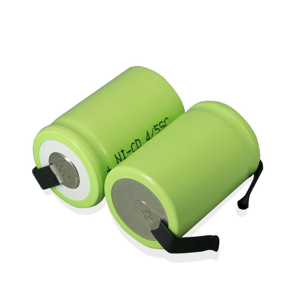 Аккумулятор 1,2 В, 2200 мАч, 4/5SC, ​​4/5 Sub C, NI-CD, со сварочными выступами, аккумуляторная батарея для отвертки, электрическая ручная дрель