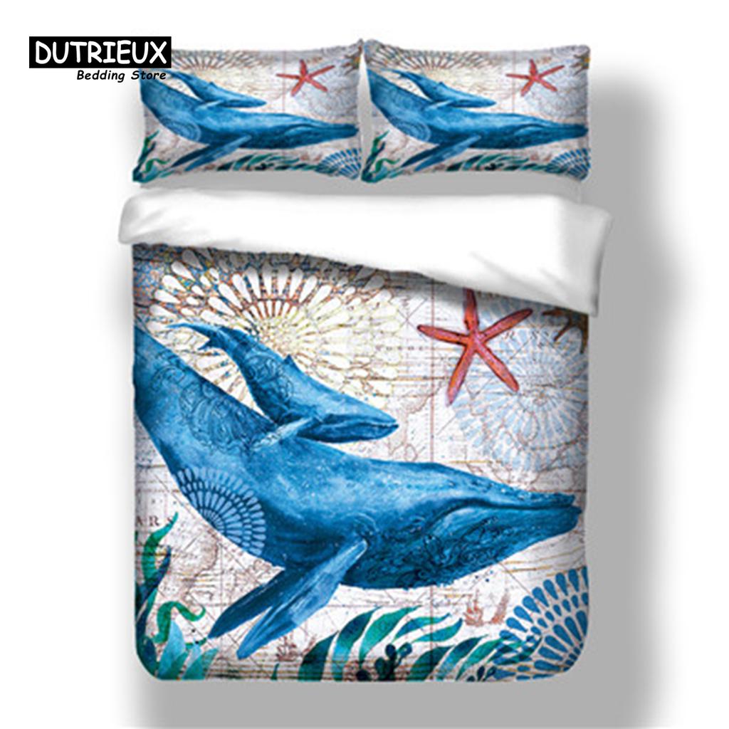 Ancient Marine Octopus Duvet Cover Set, Octopu Bedding Set, Soft Comfortable Breathable Duvet Cover, For Bedroom Guest Room