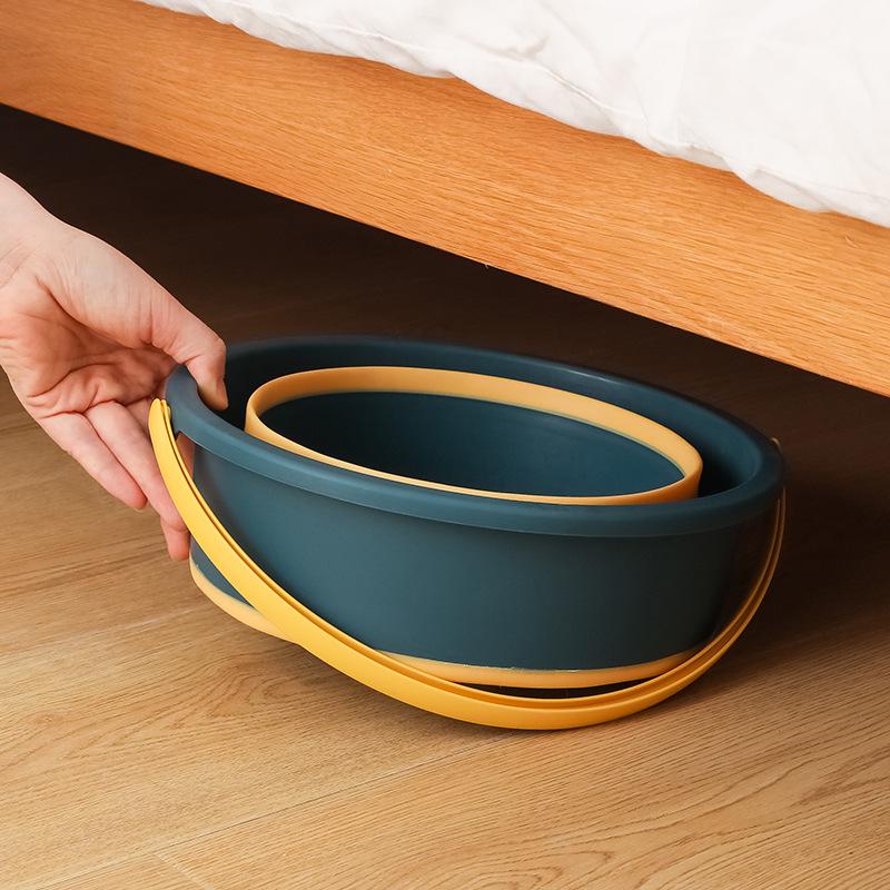 Прочное складное пластиковое ведро большой емкости для дома, рыбалки на открытом воздухе и мытья автомобиля