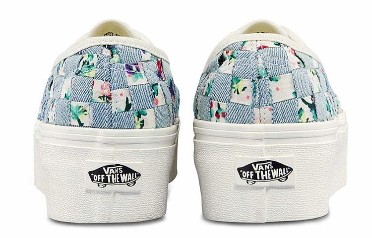 Оригинальные женские кеды Vans Stackform 'Woven - Floral and Denim' VN0A5KXXAZA