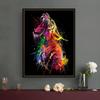 Modern Color Graffiti Ferocious Tiger Wall Art Canvas Painting Living Room Study Home Decoration Pictures Posters and Prints