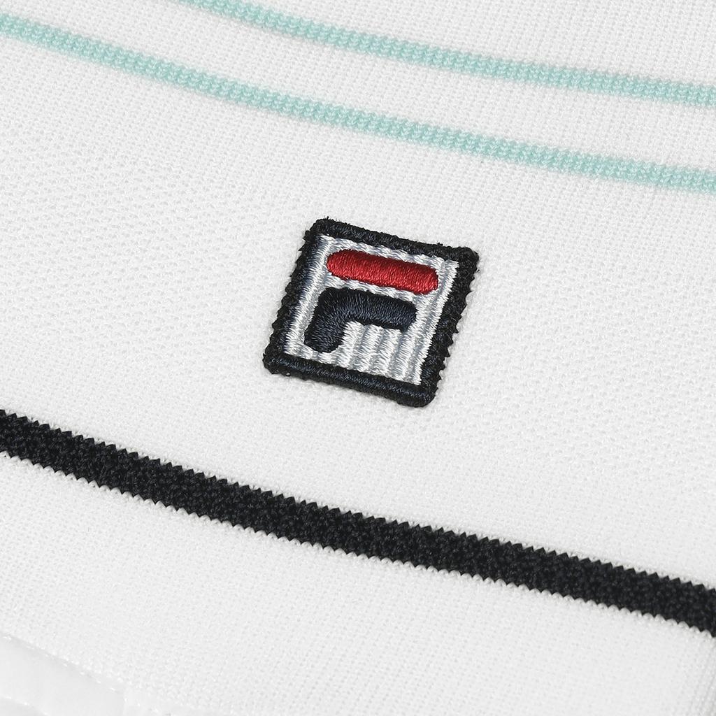 Fila Теннисная серия Атлетика Спорт Мода Простая юбка-полусолнце Женские юбки Звездно-белый A11W513308F-WT