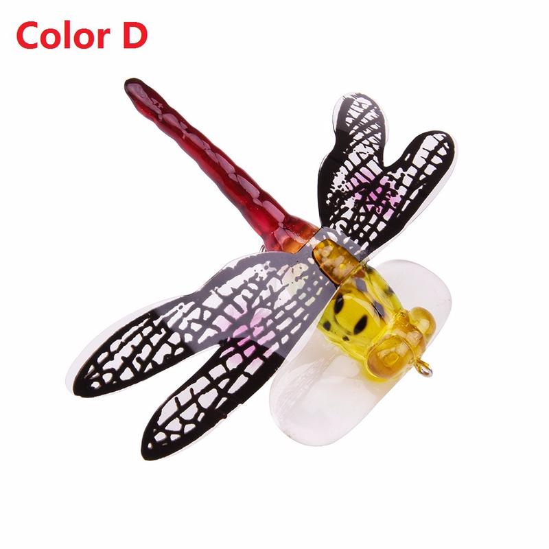 1 Life Pc Like Dragonfly Floating Popper Fishing Bait Fly Fishing Bait Fly