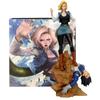 Gk Android 18 Vs Vegeta Action Figure PVC Collection Anime BRZ 25cm Lazuli Defeated Bejita Figurine Model Toys Gifts