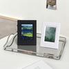 3 Inch Photo Anti-crack Solid Frame Free-standing Color Anti-skid Embossed Desktop Decor Decorative Photocard
