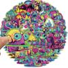50PCS Cartoon Cool Strange Biology Stickers Decorative Skateboards DIY Laptop Waterproof Stickers Toys