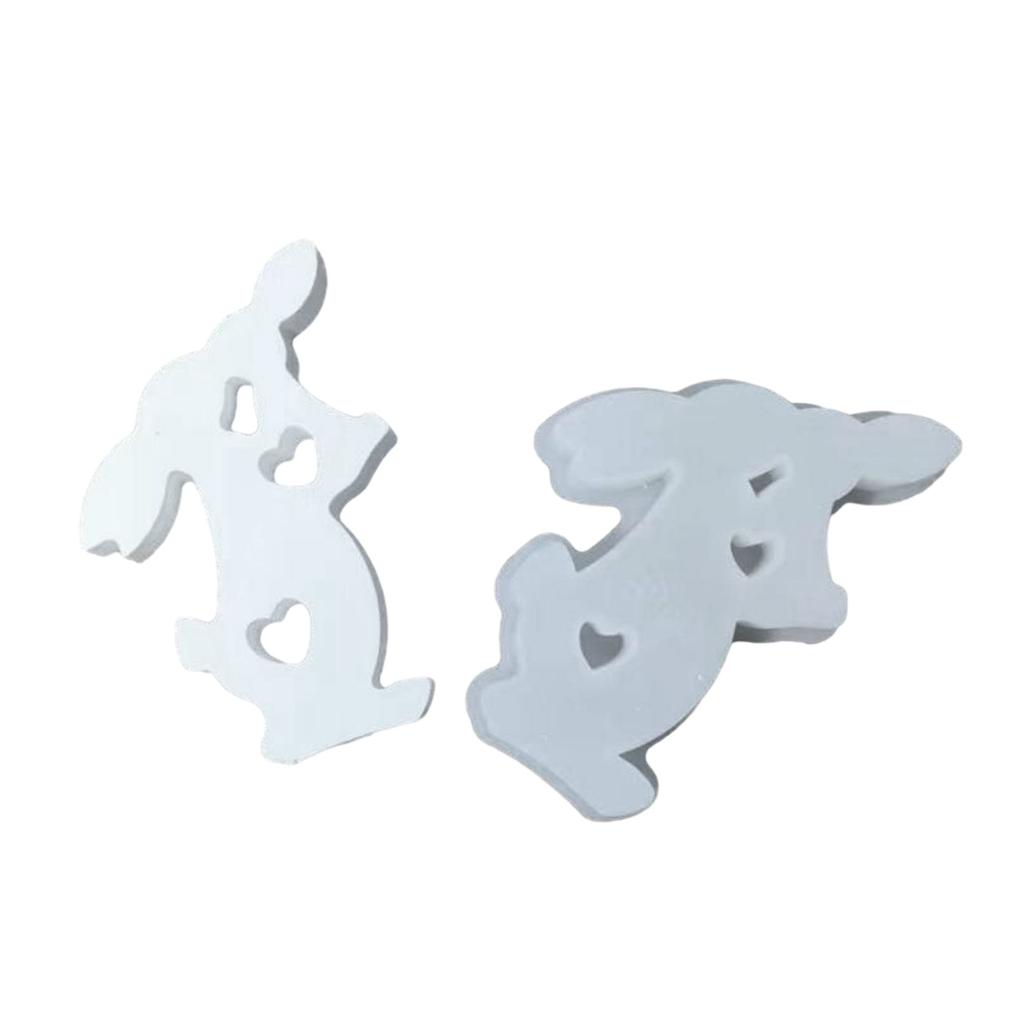 Силиконовая форма «Поцелуй кролика», формы для восковых свечей своими руками, литейная форма для ароматерапии, украшение ручной работы в виде животного для домашнего декора