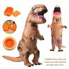 Inflatable Trex Adult Dinosaur Costume Jurassic Blow Up Cosplay Suit Outfit