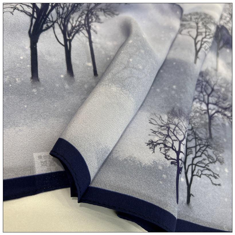 New! Mulberry Silk Silk Scarf Women'S Silk Scarf Mother Spring And Autumn Thin Silk