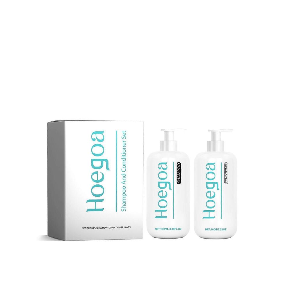 Shampoo 100ml + Conditioner 100g Hair Care Set - Deeply Moisturizes, Smooths, Softens, Refreshes, Removes Dandruff, and Relieves Itch.