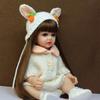 22 Inch Fantasy Toddler Reborn Doll Betty 55cm Silicone Full Body Waterproof Newborn Babies Doll Lifelike Baby Toy Dolls for Girls Kid Holiday Present