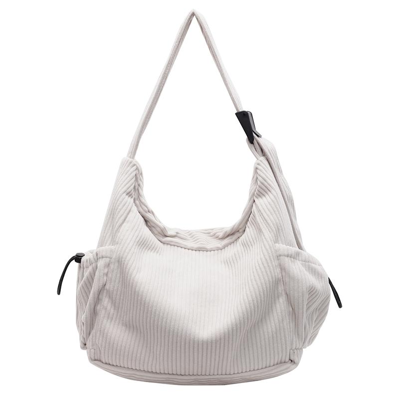 Сумка через плечо Commuter Cordoy Bag Женская сумка-тоут Большая вместимость Сумка через плечо