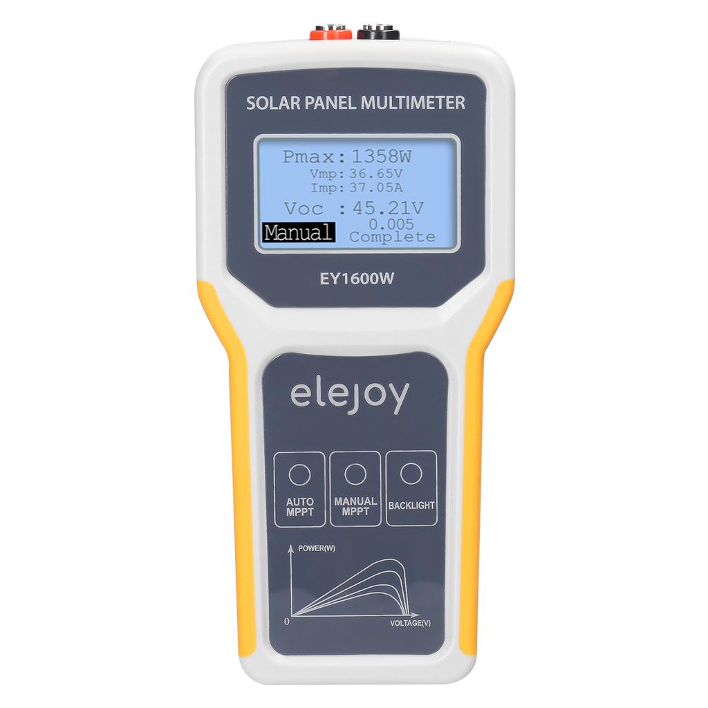 1600W Photovoltaic Panel Multimeter Solar Panel MPPT Tester Open Circuit Voltage Test Device Maximum Power Point